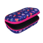 Zipit - Boîte à crayons Colorz avec poche intérieure - Motif flottant bleu marine-Garantie du fabricant à vie limitée