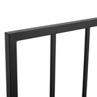 Modway - Tatum Métal Tête de lit complète, Noir-Assemblée requise