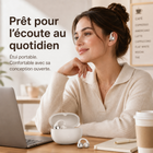 Rwan - Écouteurs ouverts à pince - beige-Le fini beige offre une apparence douce et moderne