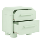 Modway - Bellamy 2 tiroirs Table de chevet - Sauge-Assemblée requise