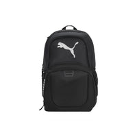 Puma – Sac à dos Contender 3.0, noir-Polyester noir à 100 % avec logo argent imprimé