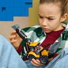 LEGO - City Great Vehicles La chargeuse-pelleteuse jaune-Découvrez un joyau à l’intérieur d’un rocher et inventez des histoires avec les accessoires
