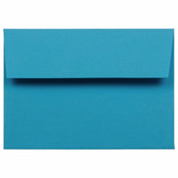 JAM Paper - Enveloppes d'invitation colorées A1 à 4 barres - 3,625 x 5,125 - bleu recyclé - Paquet de 50-Parfait pour les cartes de voeux, les invitations, les mariages ou toute autre annonce