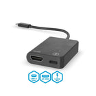 BlueDiamond - Convertisseur USB-C vers HDMI + Livraison de puissance 100 W-HDMI 4K : 1 port HDMI 1.4 offrant une résolution ultra claire avec une compatibilité UHD 4K à 60 Hz