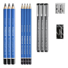 Staedtler Ensemble pour esquisse - 12 pièces-Graphite finement gradué pour des transitions tonales fluides et un subtil éclat métallique.