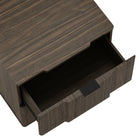 Manhattan Comfort - Clive 22" Table de nuit 2 tiroirs style mi-siècle moderne - Noyer et Noir-9