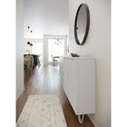 Nexera - Console de rangement 2 portes Slim, Blanc-7