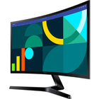 Samsung - Moniteur incurvé VA S3 S36GD 27" - LS27D368GANXZA-Restez au cœur de l'action lorsque vous jouez à des jeux, regardez des vidéos ou travaillez sur des projets créatifs. Le taux de rafraîchissement de 100 Hz réduit le décalage et le flou de mouvement afin que vous ne manquiez rien dans les moments rapides