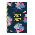 Blueline - 2025-2026 agenda académique hebdomadaire/mensuel - 8 po x 5 po - Collection Océan - Bilingue-Calendrier mensuel au début de chaque mois