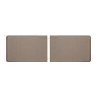 WeatherTech - Tapis d'extrémité anti-fatigue ComfortMat Connect - Texture Tissée - Sable - Paquet de 2-Chaque pièce d’extrémité a une longueur de 3 pi. Assemblez-en deux pour obtenir un ComfortMat Connect de 6 pi!