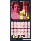 DateWorks - 2026 Calendrier Mural 16 Mois - 12 po x 12 po - Star Wars - Bilingue -Divertissement