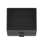 Manhattan Comfort - Table de nuit moderne contemporain Chrystie 26" à 2 tiroirs - Noir - Lot de 2-10