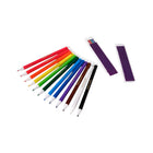Crayola - Crayons de couleur mécaniques Clicks - Paquet de 12-PARFAITS POUR LE COLORIAGE ET L'ÉCRITURE : Ces crayons sont parfaits pour le coloriage et l'écriture. Le compagnon parfait des cahiers à colorier, des notes colorées ou des projets artistiques complexes