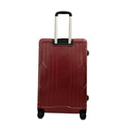 TRAVLR - Valise d'enregistrement légère à coque rigide, 24 po - Rouge-Roues pivotantes doubles à 360 degrés pour un contrôle précis et un roulement doux et silencieux (8 roues)