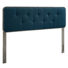 Modway - Bridgette Bois Lit plateforme jumelle avec pieds écartés - Gris Azur-9