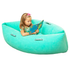 Bouncyband - Coussin sensoriel confortable Peapod, 48 po, de 3 à 6 ans, jusqu'à 4 pieds de haut, vert-Quelques minutes dans le Comfy Peapod détendent, apaisent et calment la plupart des enfants