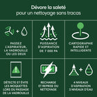 iRobot - Ensemble aspirateur et serpillière Roomba 105-Planification et navigation super intelligentes. Le ClearView LiDAR cartographie rapidement votre domicile, évite les obstacles et nettoie en rangées nettes, même dans l’obscurité