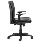 Nightingale - Chaise de conférence à dossier moyen EC1 Series - Noir-Accoudoir à hauteur fixe