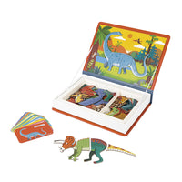 Janod - Magneti'book - Dinosaures-Découvrez les dinosaures avec ce jeu magnétique passionnant !
