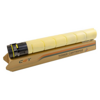 CET - Konica Minolta Bizhub C258/308/368 TN-324Y Cartouche de toner - Rendement Standard - Jaune-Couleur: Jaune