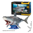 National Geographic - Puzzle 3D Requin Blanc-Offre une expérience immersive et éducative pour les passionnés de requins de tous âges