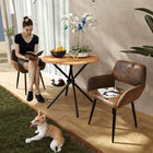 Homy Casa - Table de Conférence Ronde Multifonctionnelle de 31,5 po - Chêne-Assemblage facile en seulement 10-15 minutes avec tous les outils et instructions nécessaires inclus