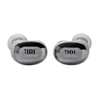 JBL - Live Buds 3 Écouteurs intra sans fil avec réduction de bruit - Argent-Profitez de 10 heures d’autonomie et de 30 heures supplémentaires dans l’étui de recharge.* Vous avez besoin de recharger vos écouteurs encore plus rapidement ? Branchez-les 10 minutes avec un câble de charge USB-C pour obtenir quatre heures d’autonomie supplémentaires. Vous pouvez également les recharger sans fil. (*avec RBA désactivée)