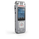Philips - Enregistreur vocal stéréo numérique VoiceTracer DVT4115 - Argent/Chrome-Grand affichage couleur pour une information claire sur l’état de l’enregistrement