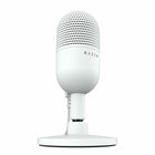Razer - Seiren V3 Mini - Blanc-En plein jeu, lors d'un chat ou d'un stream, évitez les incidents sonores en appuyant sur le haut du micro et jetez juste un coup d'œil à l'indicateur d'état LED pour savoir si le micro est actif