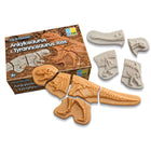 Yellow Door - YUS1227 Creusez et découvrez - Ankylosaure et Tyrannosaure Rex-Pièces de squelette tactile qui s'emboîtent pour créer deux dinosaures emblématiques : le puissant Tyrannosaurus rex et l'ankylosaure blindé.
