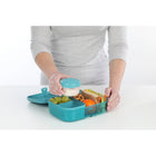 Sistema - Boîte bento, contient du plastique recyclé provenant de l'océan - 1,1 L - bleu sarcelle ou bleu assorti-7