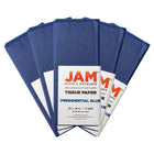 JAM Paper - Papier de soie - Bleu Présidentiel - 50 feuilles-Ce papier de soie est fabriqué à partir de papier colouré de 10 lb, présente une finition lisse et est facile à utiliser
