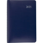 Staples - Agenda quotidien 2025 - 8 po H x 4 7/8 po L - Couleurs Assorties - Bilingue-Le format quotidien permet à l'utilisateur de planifier sa journee sur une seule page