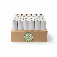 Eddie pis - Rouleau de papier thermique - 2-1/4 po x 42 pi - Paquet de 50 (Sans BPA)-Rouleaux de papier thermique - blanc