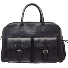 Mancini - Sac de Voyage Buffalo Classique - 20.25po x 12po x 12.75po - Noir-Grand compartiment principal zippé