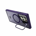 Blu Element - Coque Chromatic Kick Compatible MagSafe Galaxy S25 - Ultra Violet Profond-Boutons hyper réactifs