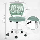 Chaise de Bureau pour Adolescent Homy Casa – Turquoise-Turquoise