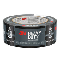 3M - Ruban Duct Heavy Duty - Noir - 48 mm l x 18,2 m L-Application polyvalente: Solution temporaire de qualité, à résistance moyenne, pour sceller, maintenir et renforcer