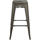 Modway - Promenade Dos sans dos Tabouret de bar - Brown-Finition vieillie