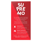 PODiSTA - Supremo - capsules Compatibles Nespresso originales - paquet de 60-Doux et subtil équilibre de puissance et de saveur