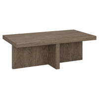 Hudson&Canal - Table basse rectangulaire Boden 44" L - Chêne gris vieilli-Un design scandinave contemporain pour votre salon, votre bureau et plus encore