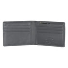 Club Rochelier - Portefeuille mince pour homme avec poche zippée - Gris anthracite-Poche à monnaie zippée