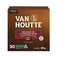 Van Houtte - Dosettes de café K-Cup foncé House Blend - torréfaction foncée - paquet de 30-GOÛT : Ce mélange est un café de torréfaction foncée équilibré au goût intense et boisé.