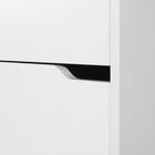 South Shore - Table d’artisanat et de couture sur roulettes Crea, blanc pur (7550728)-Nettoyer avec un linge sec