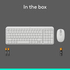 Logitech - Ensemble souris et clavier sans fil Bluetooth MK250 - Blanc-9