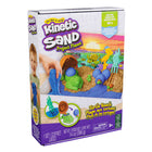 Kinetic Sand - Project Planet Plage aux tortues-COFFRET KINETIC SAND DURABLE : Façonnez l'avenir avec les jouets Kinetic Sand Project Planet fabriqués avec 100 % de plastique recyclé détourné des océans et fournis dans des emballages FSC