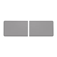 WeatherTech - Tapis d'extrémité anti-fatigue ComfortMat Connect - Pierre - Gris - Paquet de 2-Chaque pièce d’extrémité a une longueur de 3 pi. Assemblez-en deux pour obtenir un ComfortMat Connect de 6 pi!