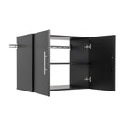 Prepac - Armoire supérieure accrochable HangUps de 30 po - noir-Dimensions finies : L 30 po X H 24 po X P 16 po 6 pieds cubes 170 L de rangement