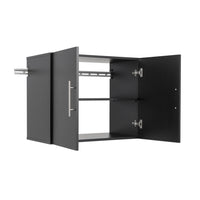Prepac - Armoire supérieure accrochable HangUps de 30 po - noir-Dimensions finies : L 30 po X H 24 po X P 16 po 6 pieds cubes 170 L de rangement