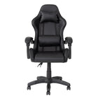 Chaise de jeu Ravagers de CorLiving - Noir-Le tissu en PVC de haute qualité est durable et facile à nettoyer